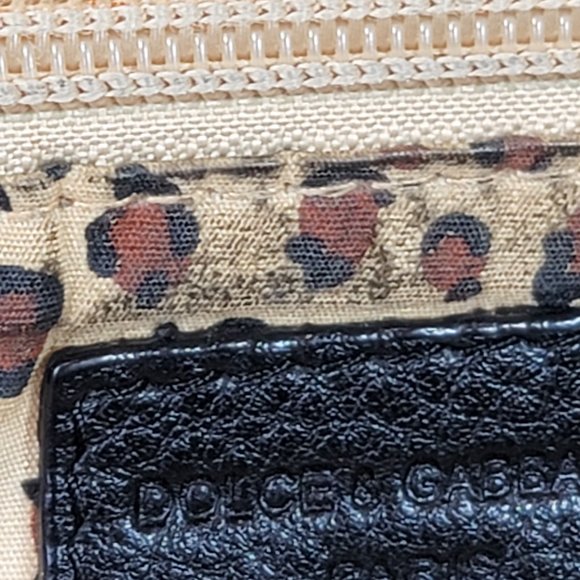 Stunning Dolce & Gabbana Ms Curly Black Leather Large Hobo Handbag - Picture 15 of 16